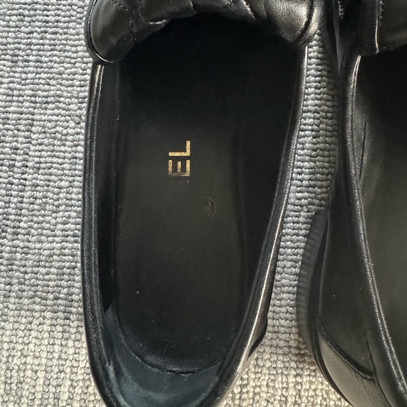 Authentic Chanel Quilted Black Loafers - Picture 7 of 11